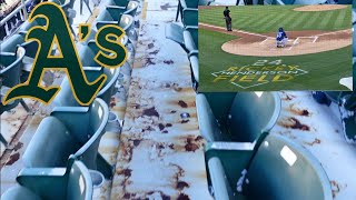 Rusting Floors at Worst Stadium in Baseball? A's OAKLAND COLISEUM MLB