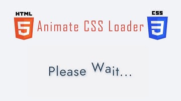 Amazing Loading Animation Using Only HTML & CSS | Pure CSS Loader for your website using HTML & CSS