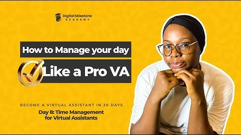 Time Management for Virtual Assistants