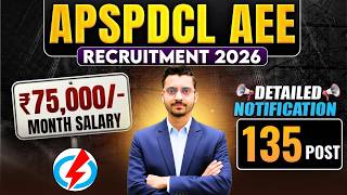 APSPDCL AEE 2026 Notification | Eligibility, Selection Process, Syllabus | AP Engineering Jobs 2026