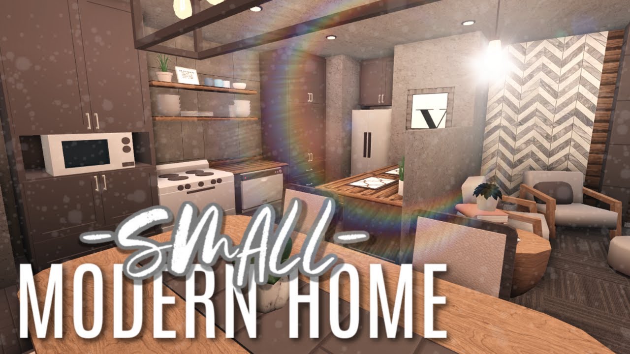 BLOXBURG | Small modern home 70k - YouTube