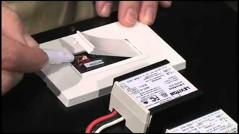 How to set the dip switches on the LevNet RF Wall Switch Receiver