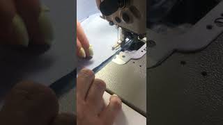 Обработка края на швейной машинке с обрезкой края