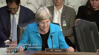 At Hearing, Warren Calls on Fed Nominees to Implement Strong Bank Merger Review Guidelines