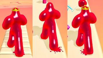 Blob Runner 3D 🟢🌈✅🌈All Levels Walkthrough Android, iOS Gameplay New ♦️UPDATE (PART-4)