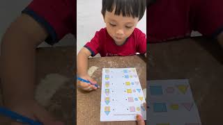 Belajar coding level 1 #coding #todler #3yearsold