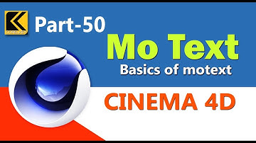 Motext Tutorial # Cinema 4D text