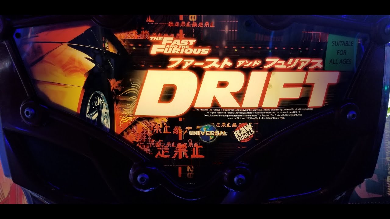 Fast and the Furious Drift Arcade Game POV YouTube