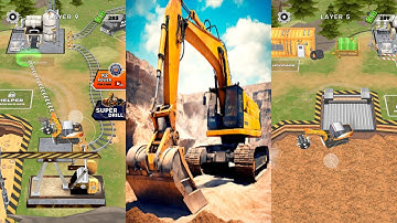 Mining Rush Gameplay Mobile Game Walkthrough All Levels Android Ios #1