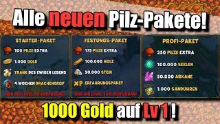 ⭐ Alle neuen Pakete! 1000 Gold auf Lv 1 !?⭐ Shakes & Fidget ⭐ - YouTube