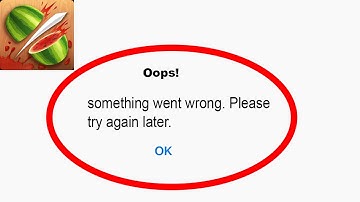 Fix Fruit Ninja App Oops Something Went Wrong Error | Fix Fruit Ninja something went wrong error |