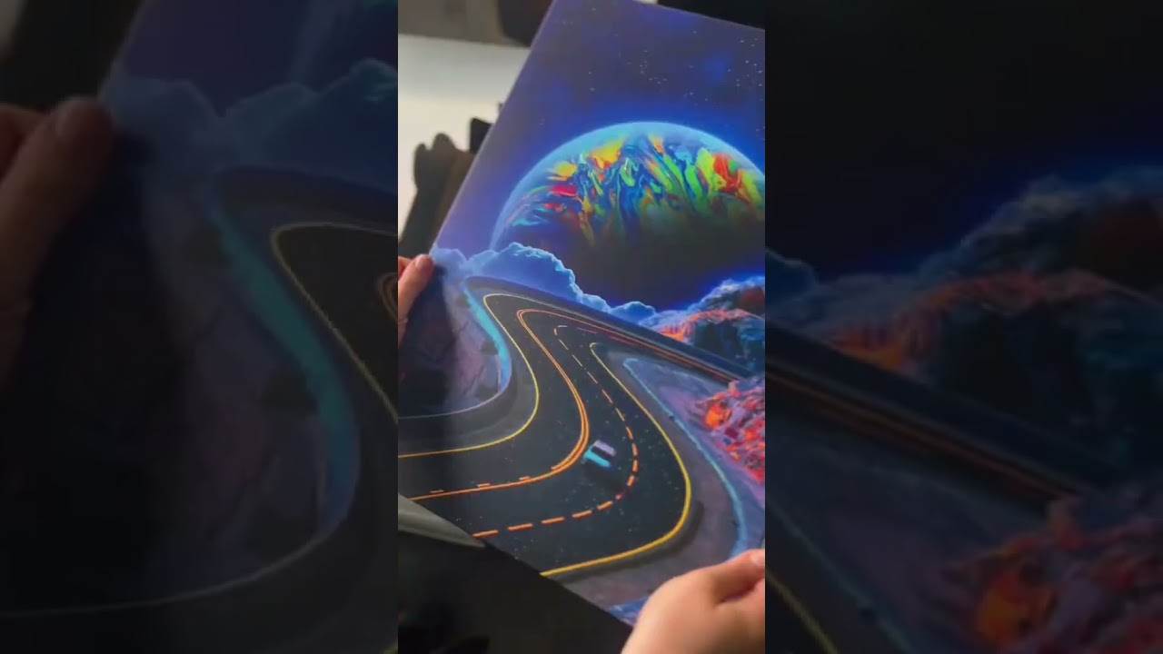 Displate unboxing | Trippy Geoglyser art 