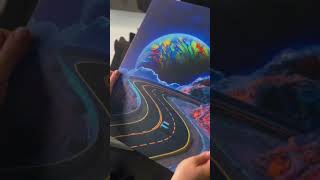 Displate unboxing | Trippy Geoglyser art #displate #poster #art #trippy  #metalprints