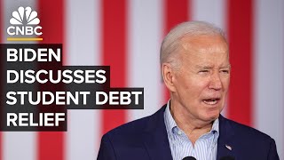 President Biden discusses student loan debt relief during his visit to Wisconsin — 4/8/2024