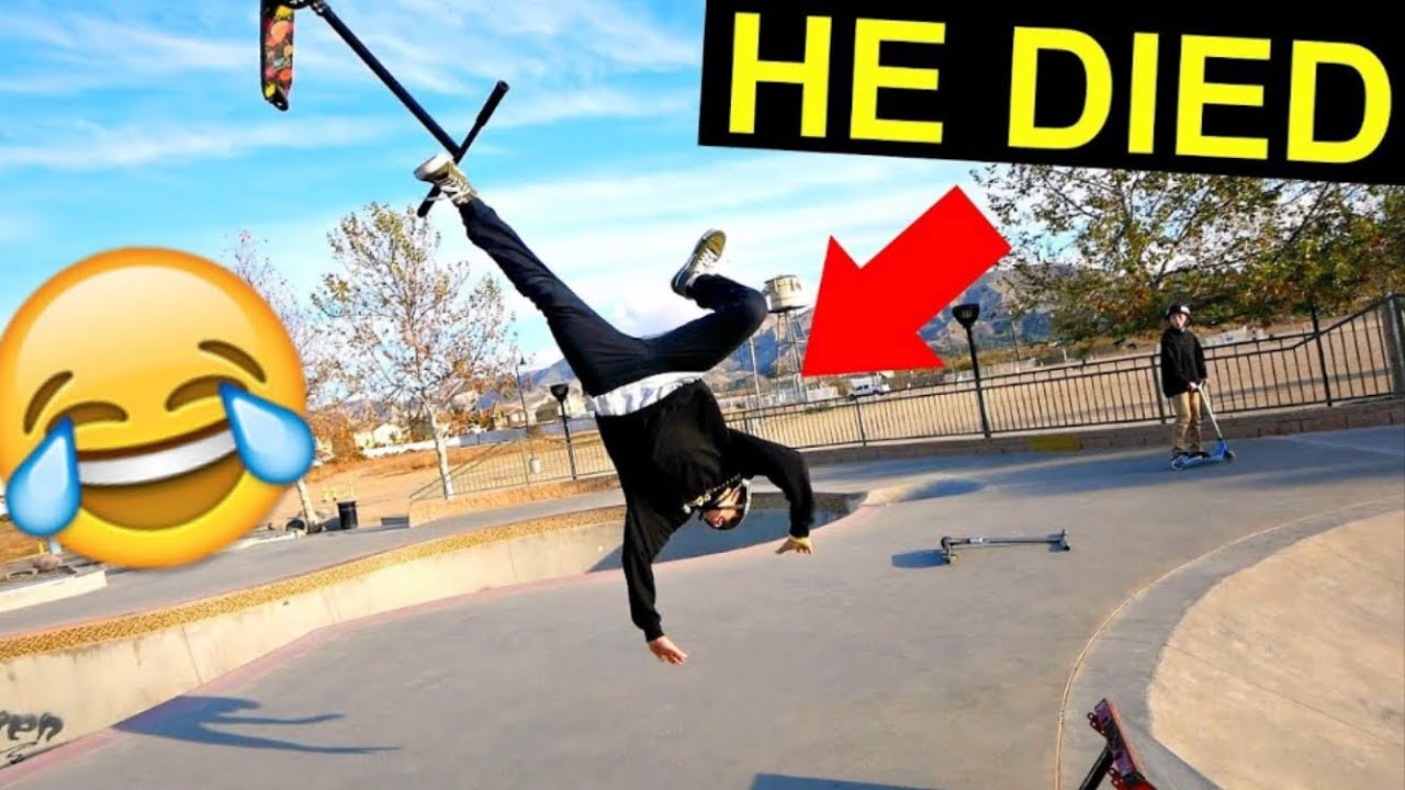 Scooter fails and funny moments YouTube