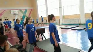 урок гимнастика 8 клас  3часть