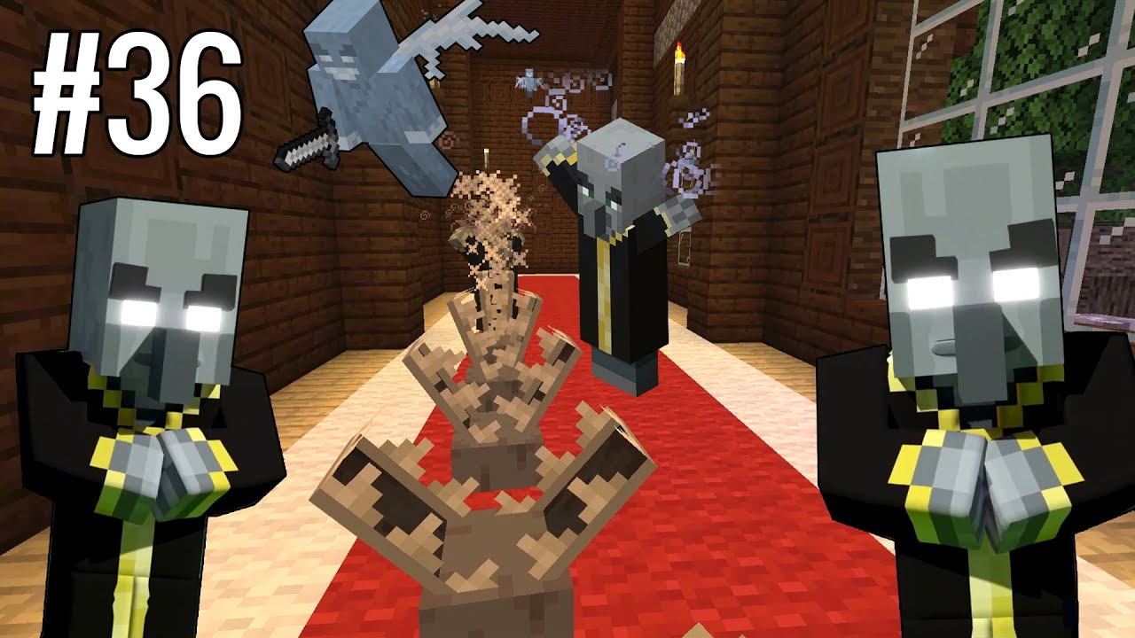 evoker attacked me minecraft survival gameplay 36