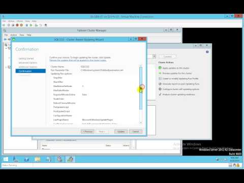 Windows Server 2012 R2 Cluster-Aware Updating