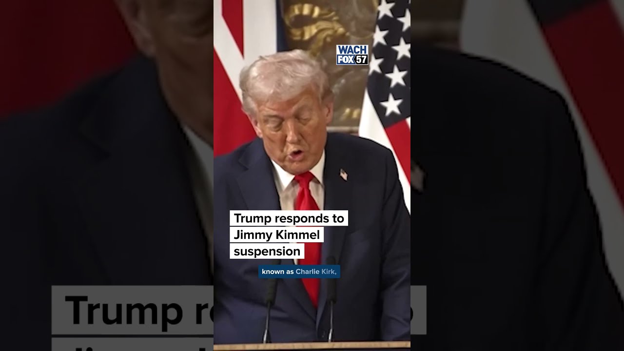 President Trump Responds To Jimmy Kimmel Suspension