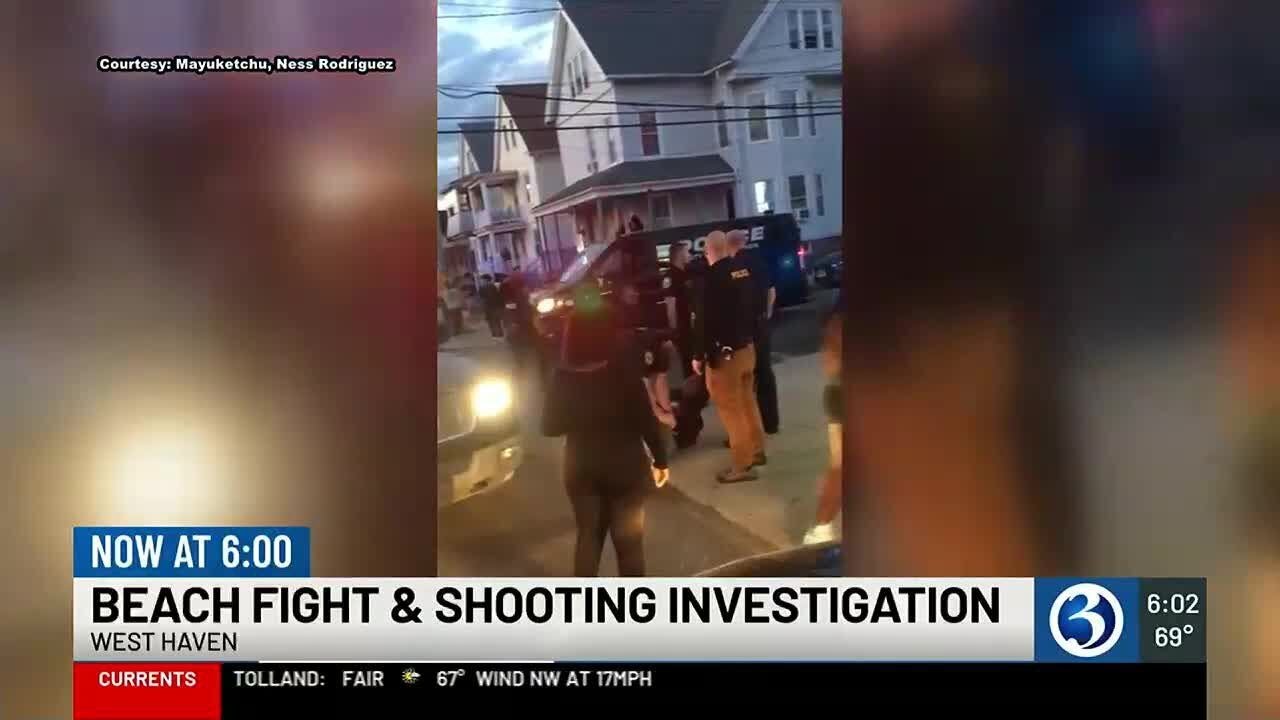 Arrests made after beach fight, shooting in West Haven - YouTube