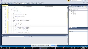 C# CS10-struct 陣列結構 (一)