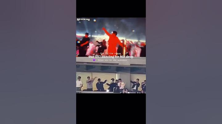 All member dancing at jhope concert on MIC DROP song
