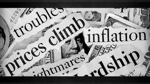 Great Recession PowerPoint Template by PoweredTemplate.com