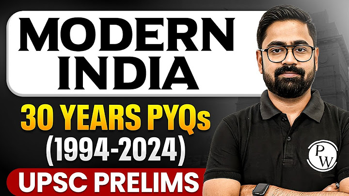 Modern History Last 30 Years PYQs - UPSC Prelims | UPSC PYQ | UPSC 30 Years PYQs | Modern India thumbnail