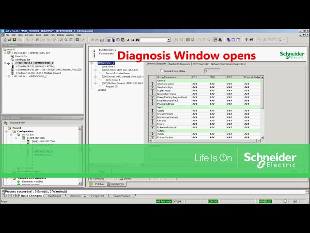 Accessing BMENOC0301 DTM Browser Diagnosis Window in Unity Pro | Schneider Electric Support class=