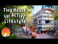 Couple downsize into tiny house for affordable living in dream town