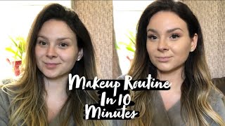 EASY 10 MIN EVERYDAY MAKEUP ROUTINE | MAKEUP TRANSFORMATION