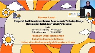 Video Presentasi Review Jurnal Audit Manajemen Sumber Daya Manusia