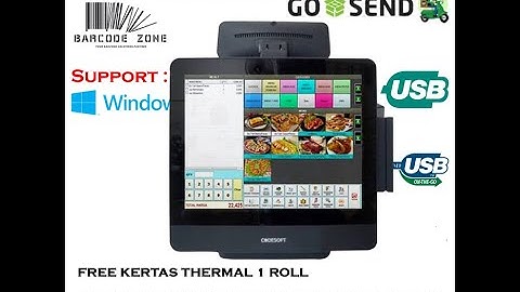 POS ALL IN ONE CODESOFT TCP-I500L WITH MSR WITH CUSTOMER DISPLAY