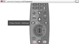 How to Change LG TV Password