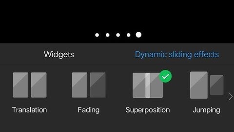 Vivo y11 dynamic sliding effect | home screen transition effects android | Vivo