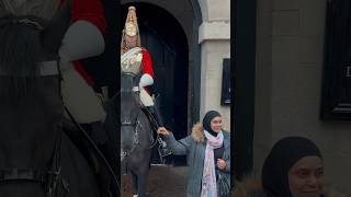 THEY GRAB THE REINS ⚠️💂 | Horse Guards, Royal guard, Kings Guard, Horse, London, 2024 Resimi