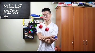 Learn to Juggle: 3-ball Mills Mess