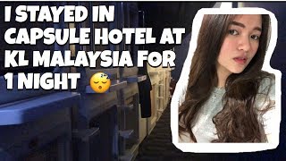 Vlog 13. I Stayed In Capsul Hotel At Kl Malaysia For 1Night Philippines Saaa Arellano