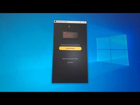 Firmware update process with a Windows computer