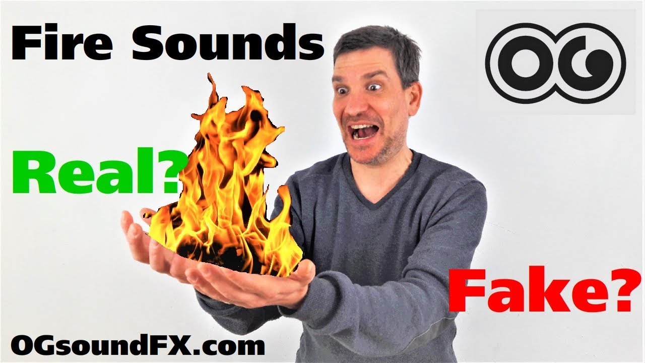 Fire Sound Effect Fake Or Real ? How To Create A Fire Sound Effect With Everyday Objects !