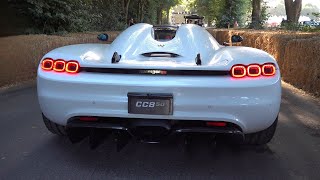 1385HP Koenigsegg CC850 - BRUTAL Revs, Accelerations & Fly-By SOUNDS!
