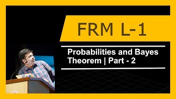 FRM Level 1 | Probabilities and Bayes Theorem | Part 2