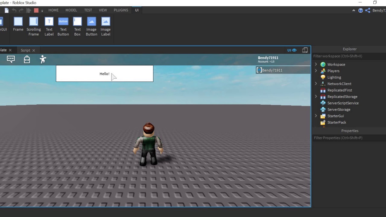 How To Add A Text Gui On Roblox Youtube - how to make a text gui on roblox