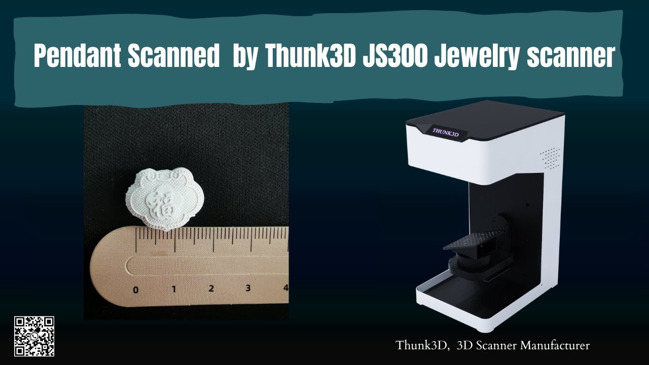 Pendant Scanned by Thunk3D JS300 Jewelry Scanner YouTube