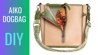 Aiko the Dog Bag | Leathercraft Tutorial for Dog Lovers | Pattern