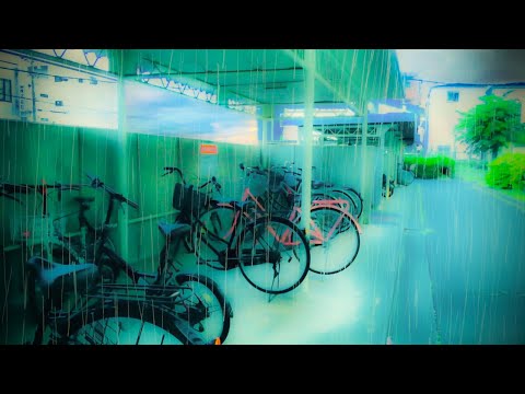 ASMR Japan Sounds of a Rainy Afternoon at High School