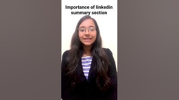 Linkedin profiling tip 4: Understand the importance of #linkedin summary section👩‍💻. #shorts