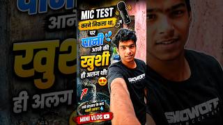 Mic Test Karne Nikla Tha, Par Paani Aane Ki Khushi Hi Alag Thi! 😍 | Mini Vlog #shorts #minivlog