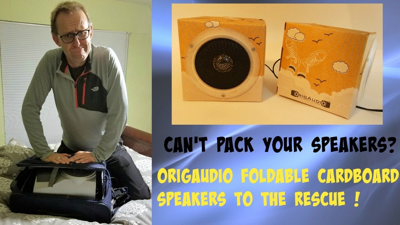 CARDBOARD FOLDABLE SPEAKERS - SERIOUSLY ?