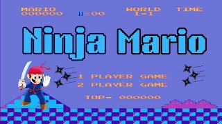 Ninja Mario SMB1 Hack #mario #supermariobros #mariobros #supermario #mariohack #smb